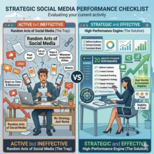 social media performance checklist for business growth
